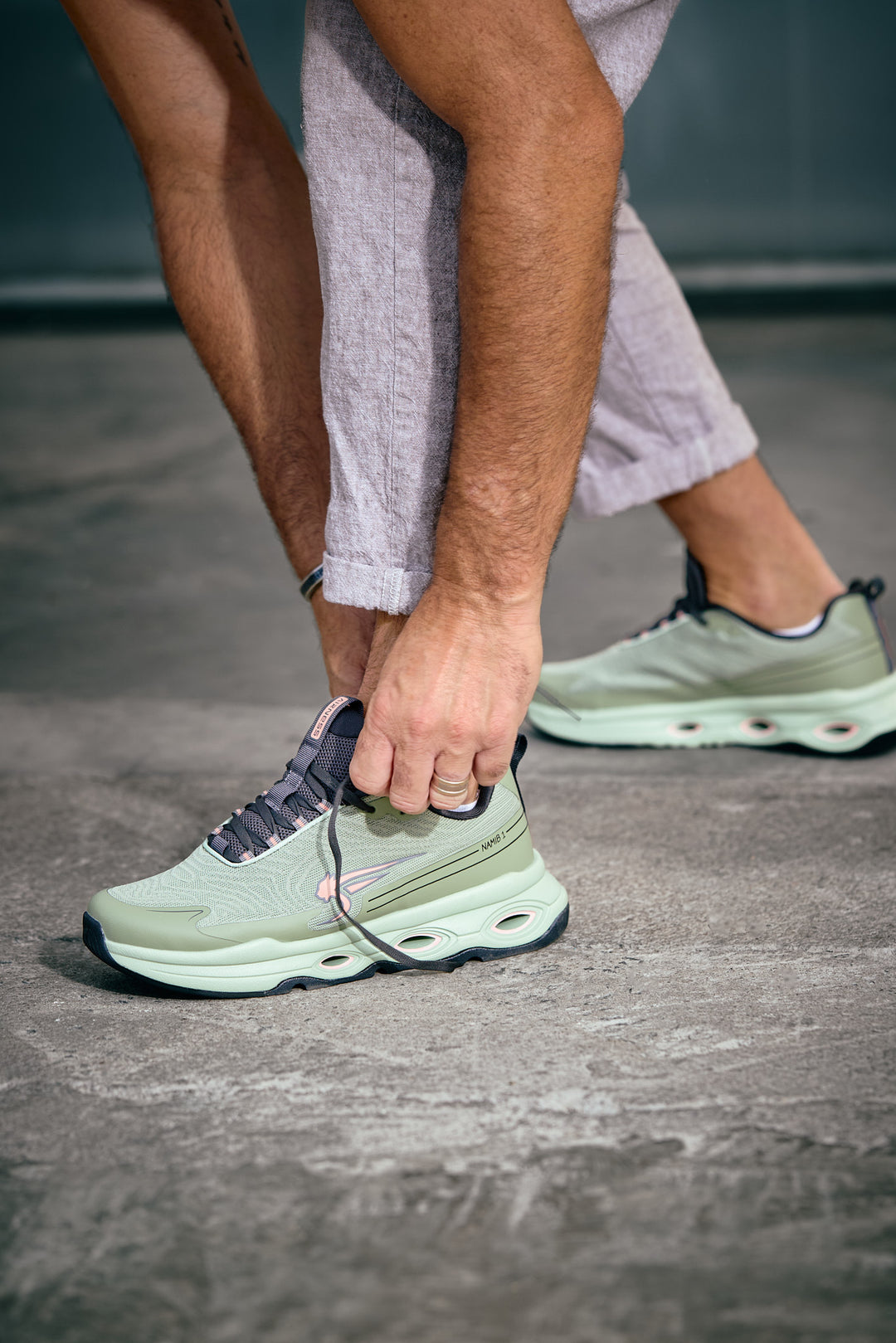 Sneakers namib colori kaki