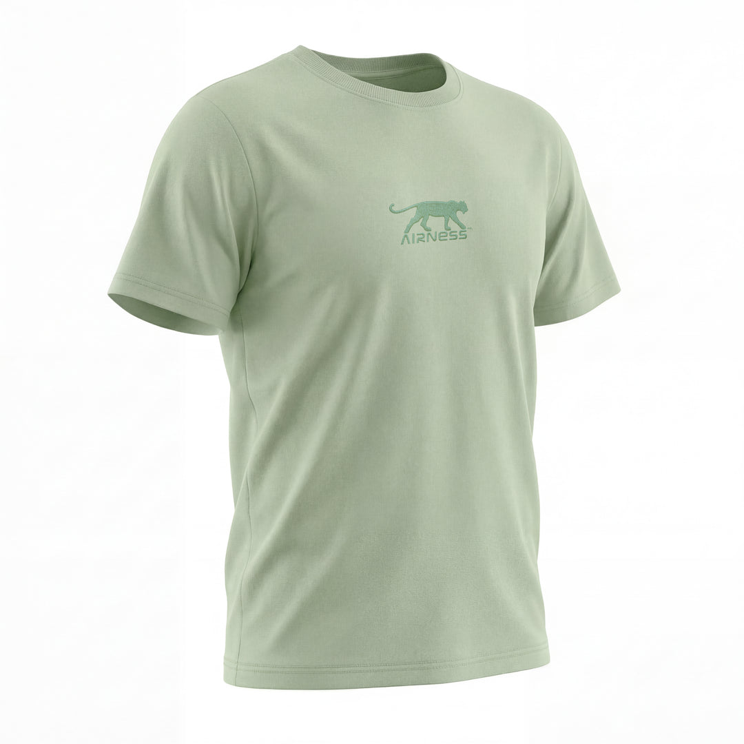 t-shirt FABRICIO en vert sauge