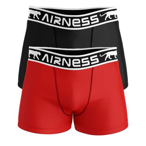 LOT DE 2 BOXERS BLACK & RED