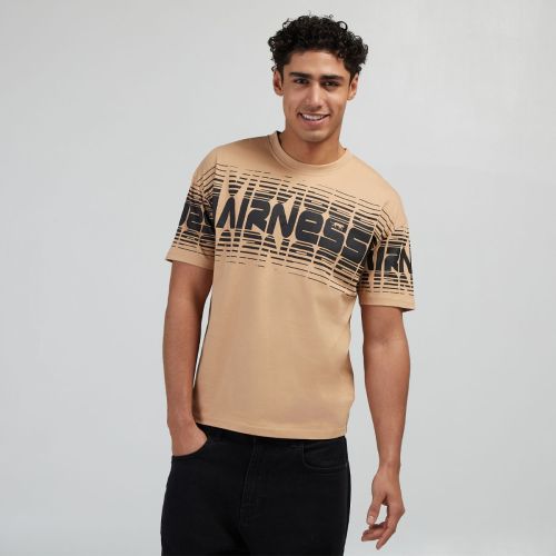 TEE SHIRT OVERSIZE AMERIGO-Beige-S